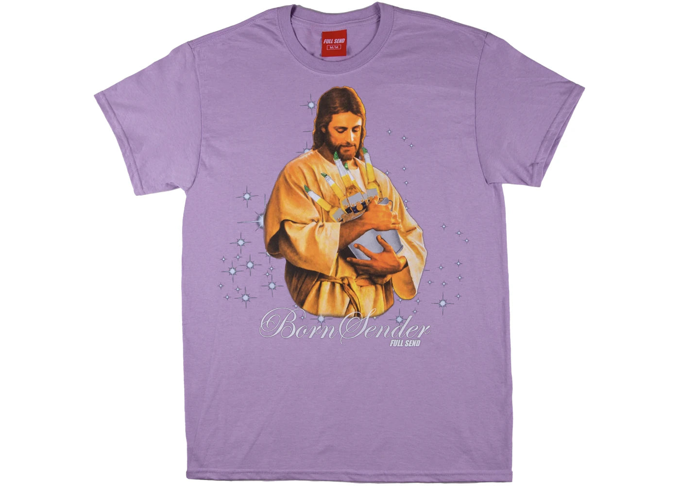 Full Send Born Senders Tee Lavender