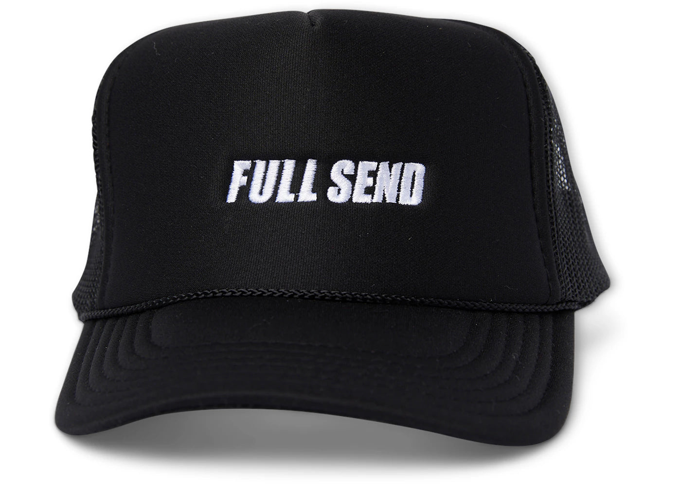 Full Send Classic Trucker Hat Black – Side Kicks