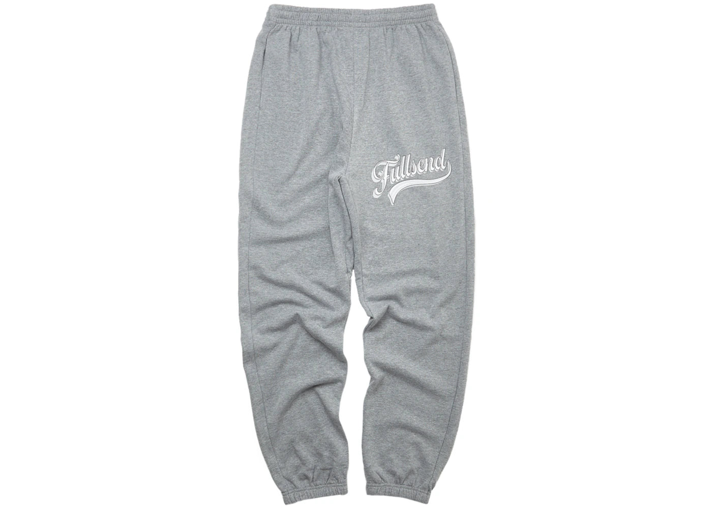 Full Send Cursive Sweatpants Heather Grey
