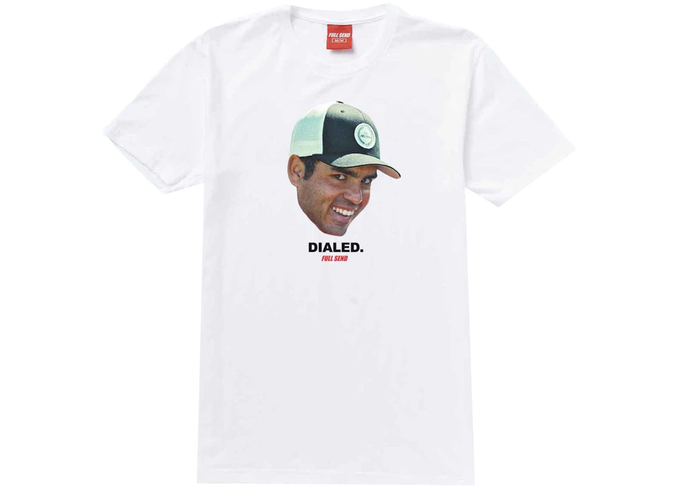 Full Send Dialed Tee White
