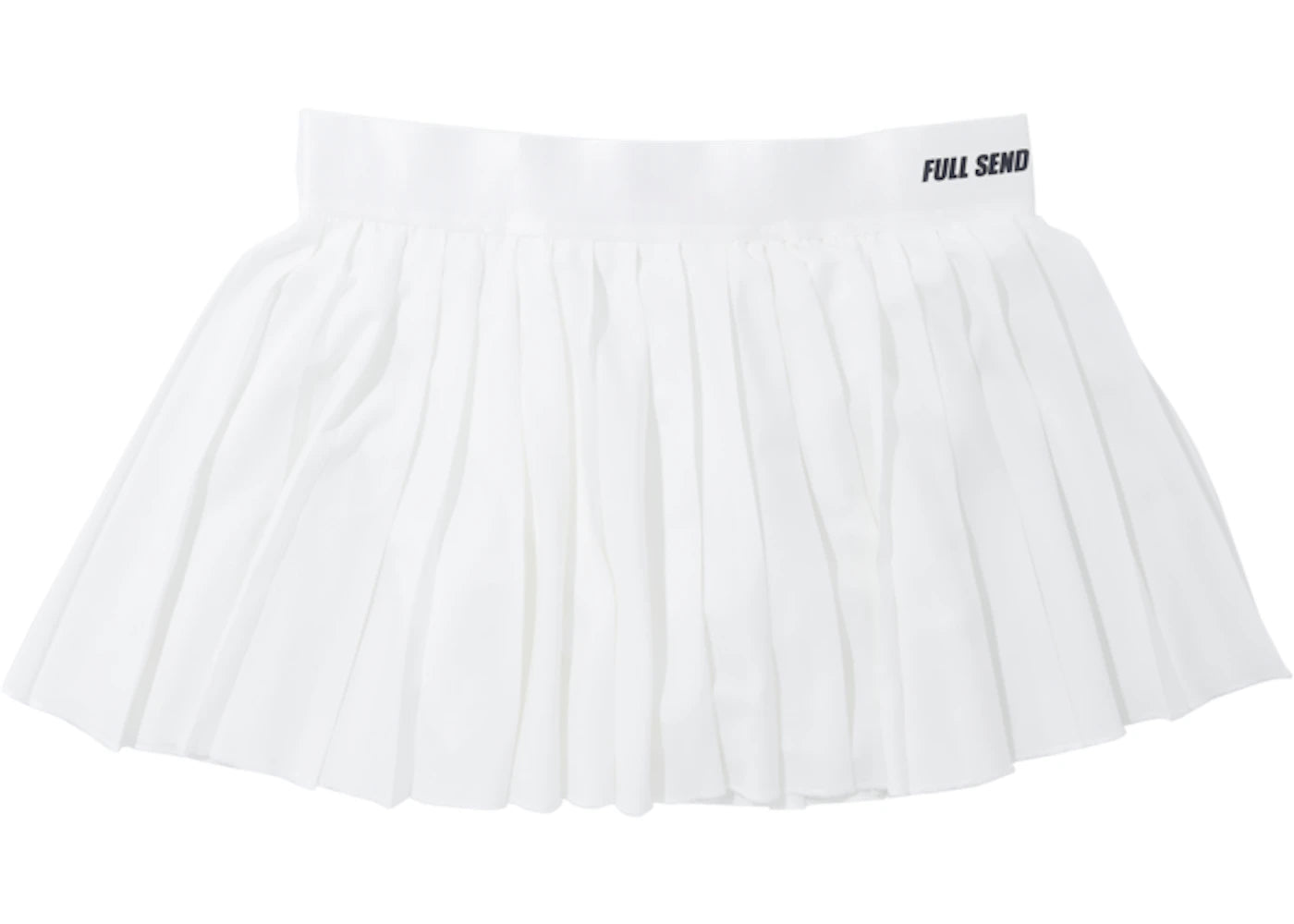 Full Send Fitness Send It Skirt White – Side Kicks
