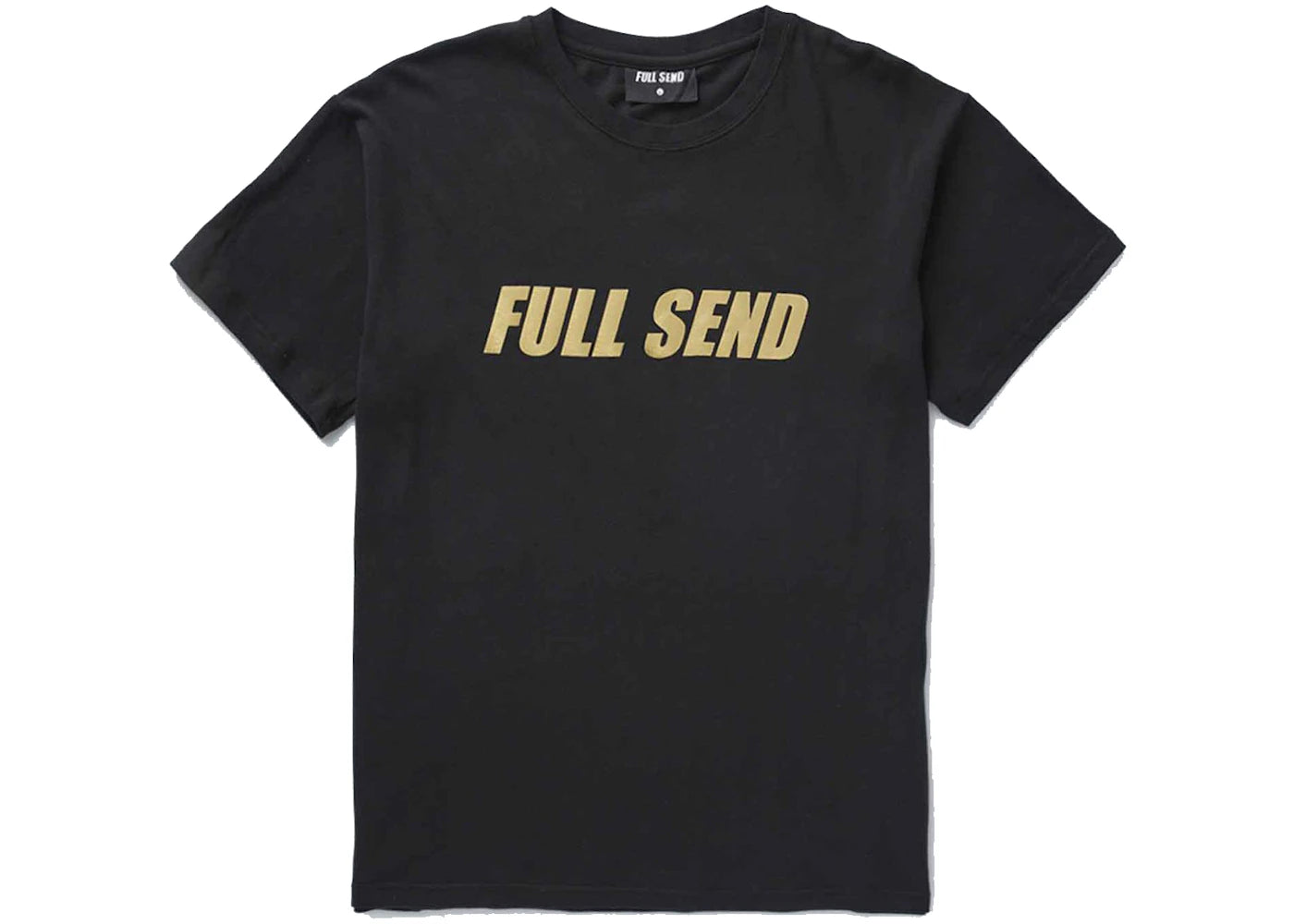 Full Send Foil Print Premium Tee Black