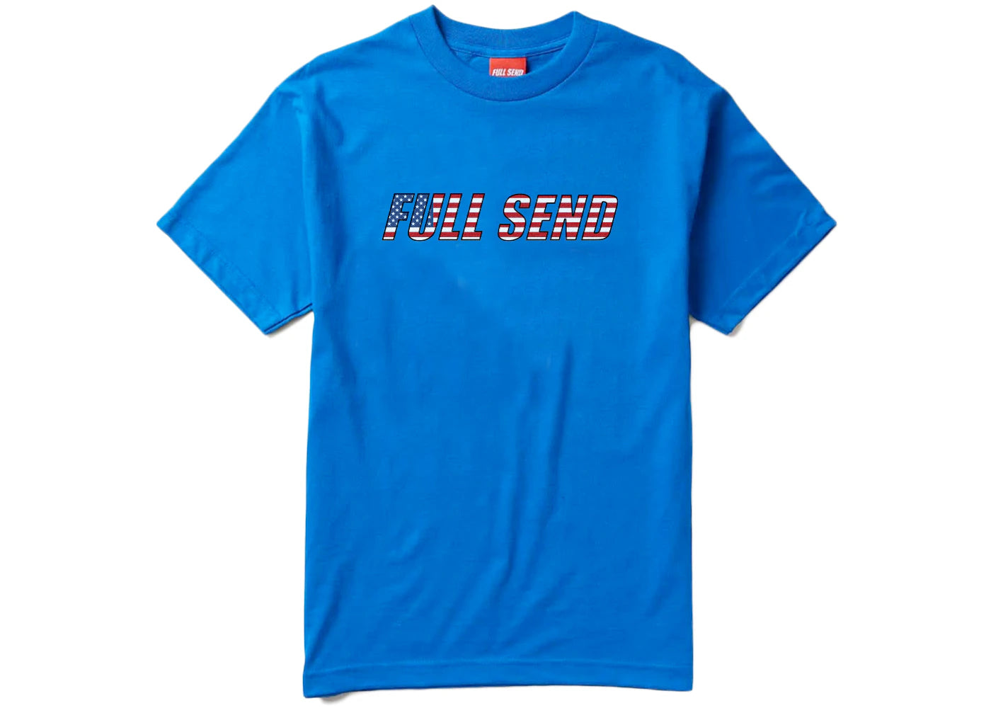 Full Send Fourth of July Tee Royal Blue