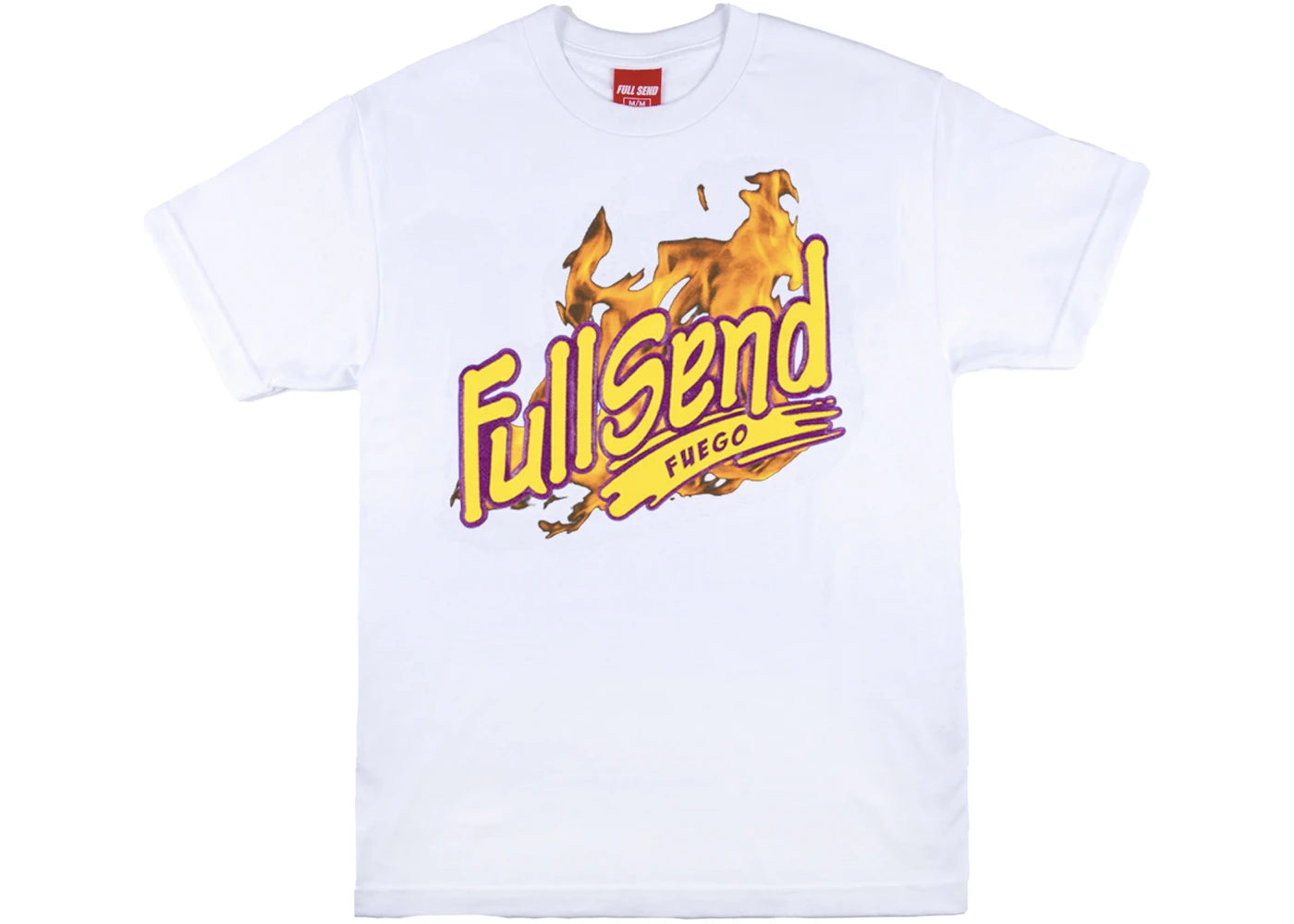 Full Send Fuego Tee White
