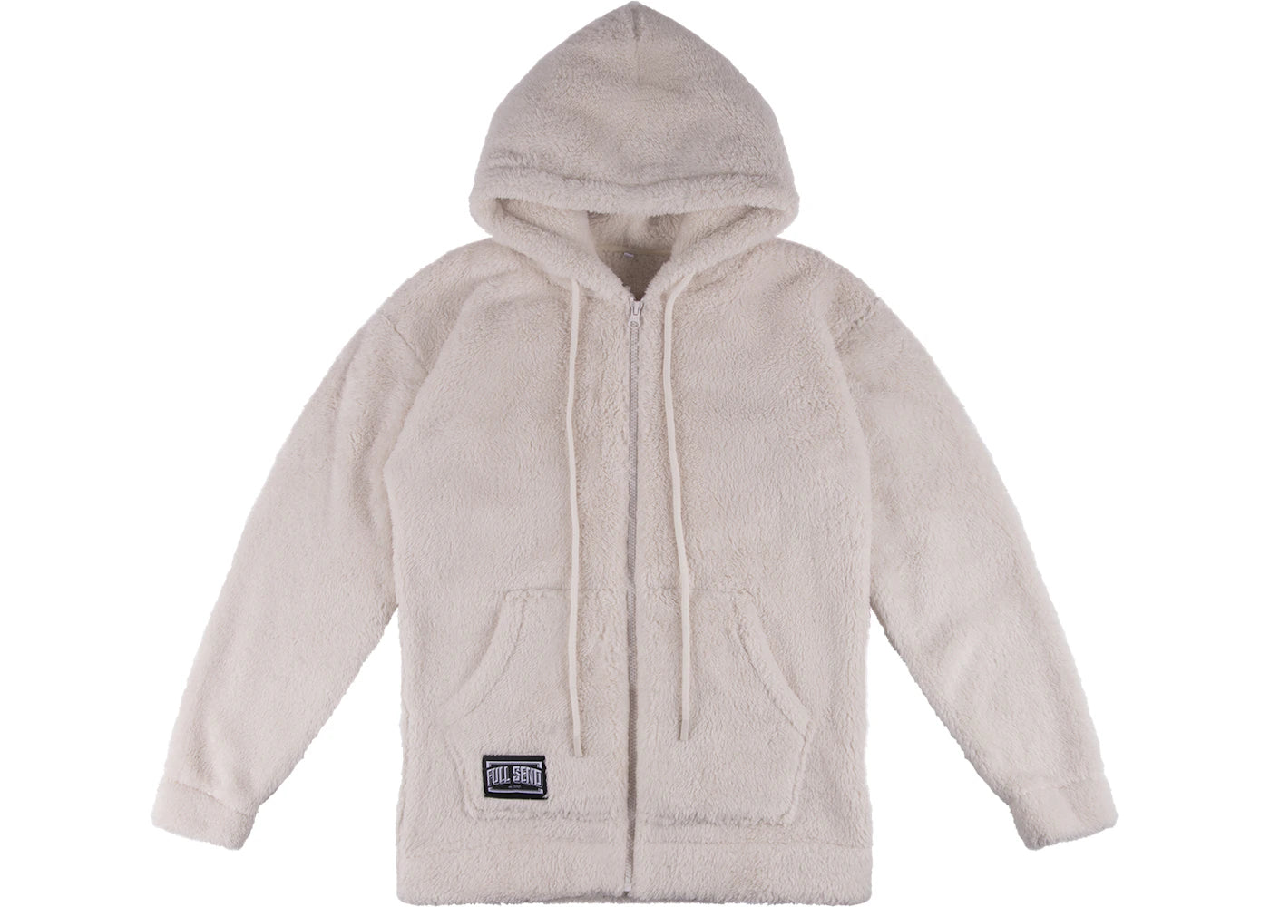 Full Send Fuzzy Jacket Beige