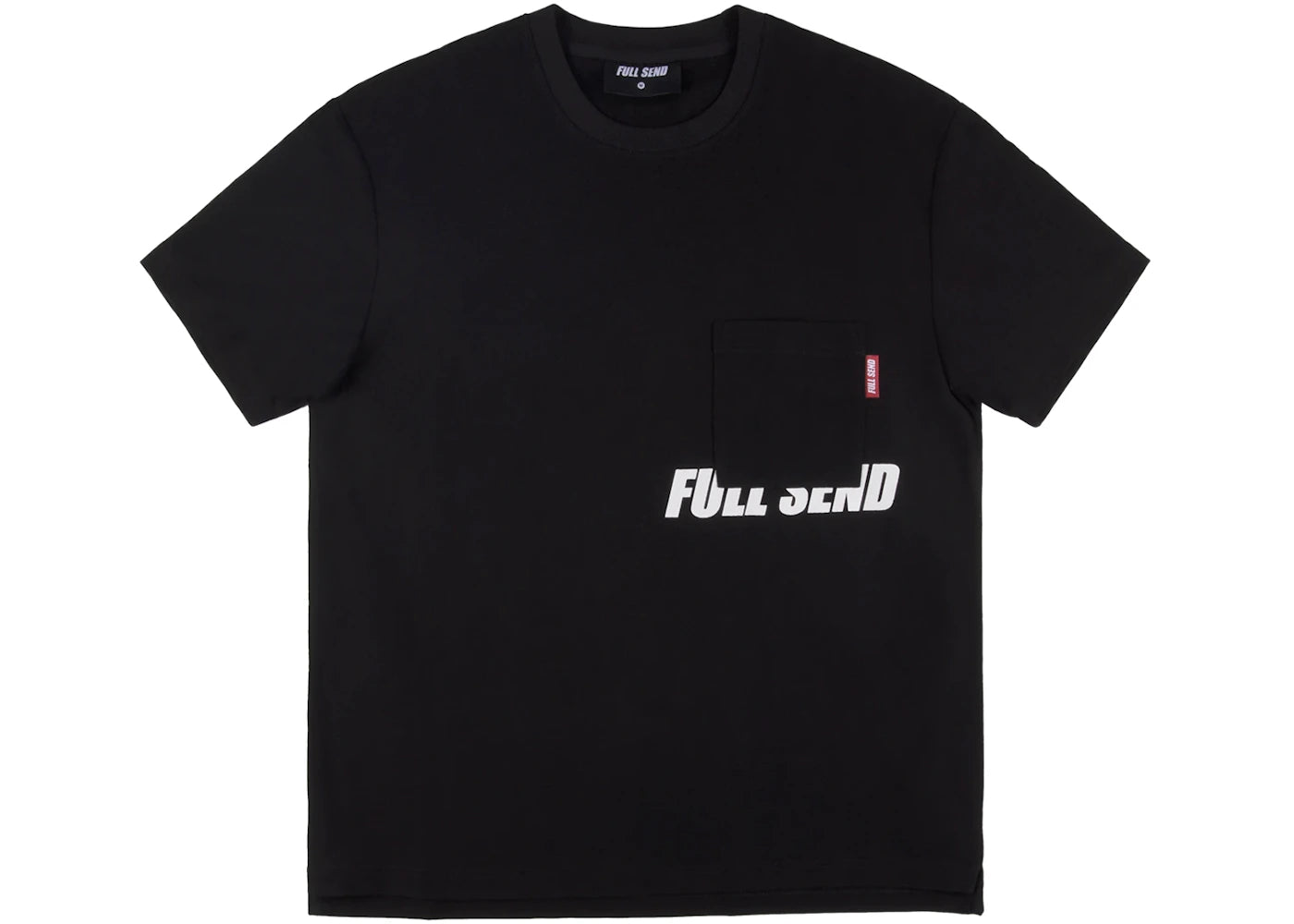 Full Send Garment Dyed Pocket Tee Black