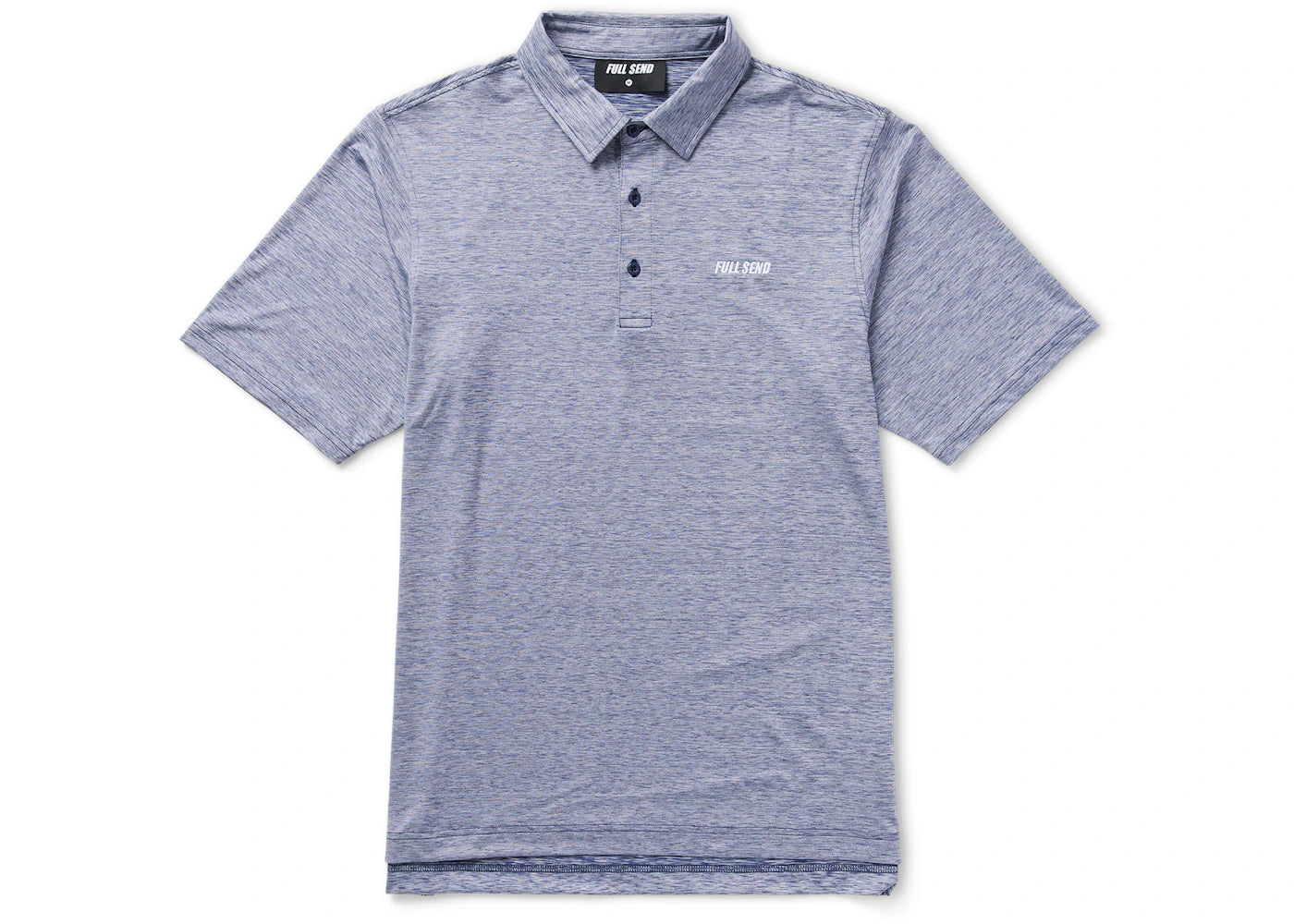 Full Send Golf Polo Grey