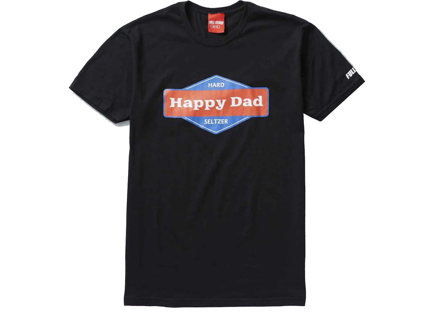 Full Send Happy Dad Tee Black