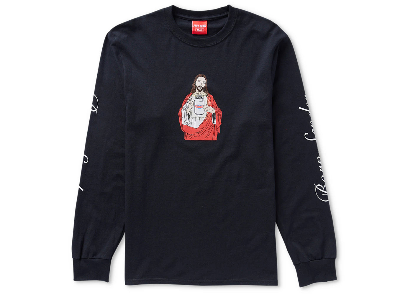 Full Send Happy Jesus L/S T-shirt Black