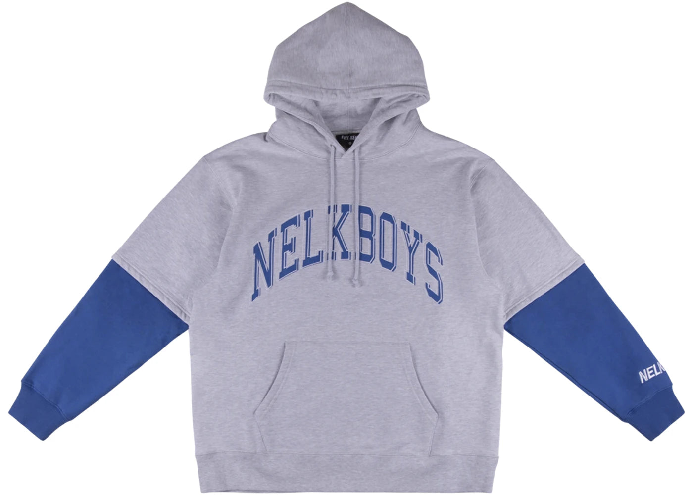Full Send Layers Hoodie Grey/Blue