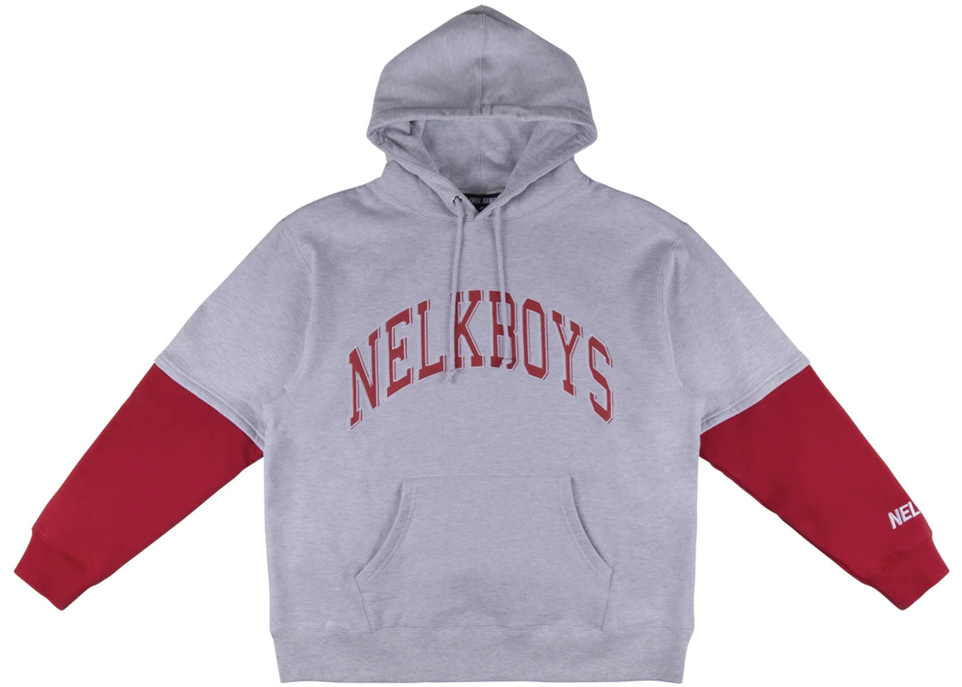 Full Send Layers Hoodie Grey/Red