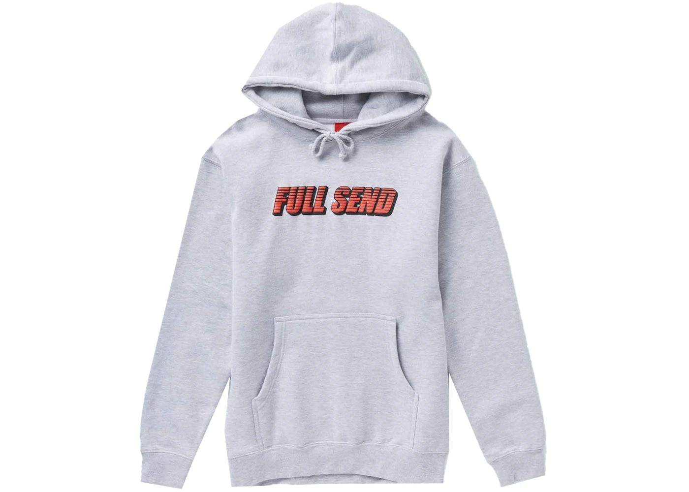 Full Send Lines Hoodie Grey Heather