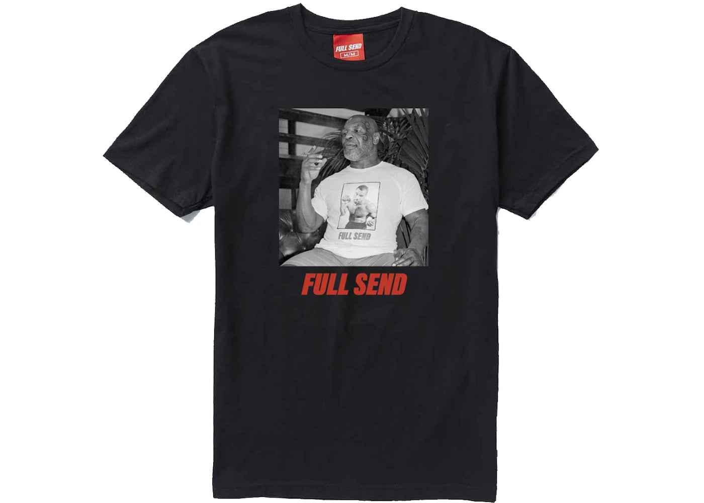 Full Send Mike Tyson Joint Tee Black