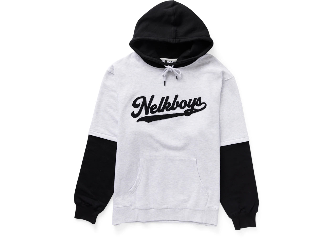 Full Send Nelk Boys 2-Tone Hoodie Grey/Black