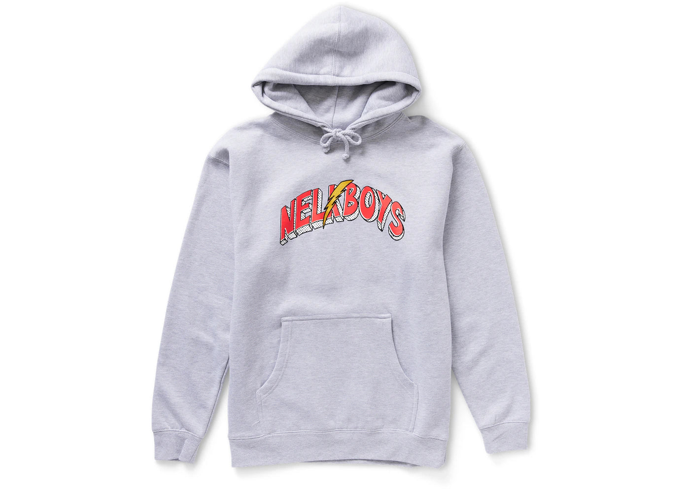 Full Send Nelk Boys Bolt Hoodie Grey