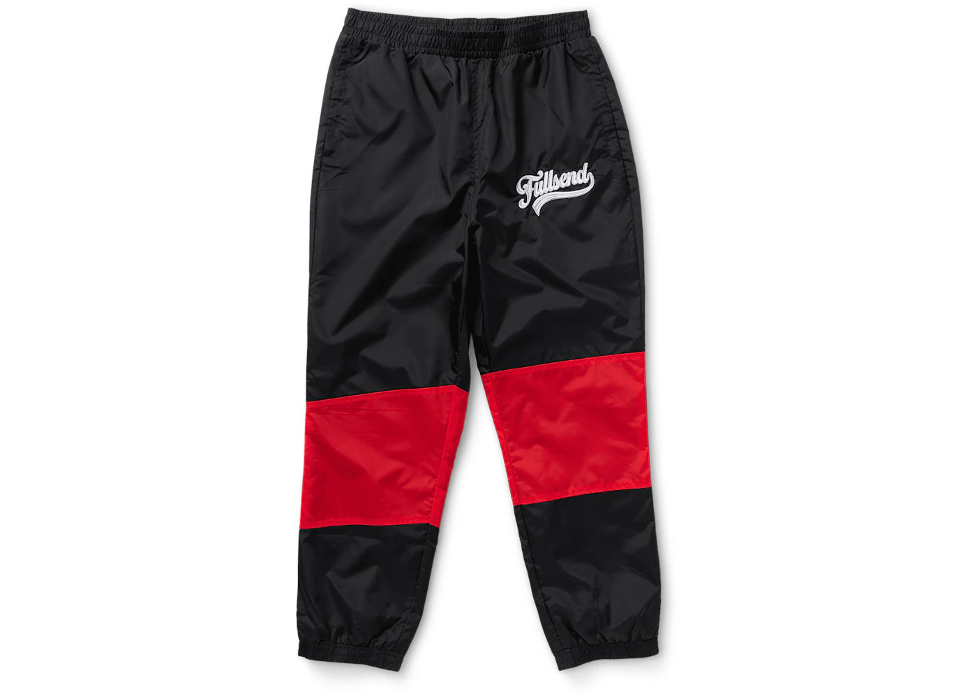 Full Send Nylon Logo Joggers Black