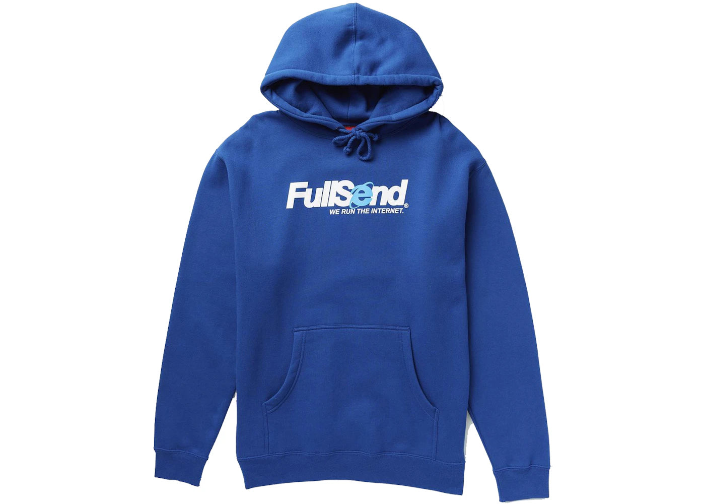 Full Send Run The Internet Hoodie Royal