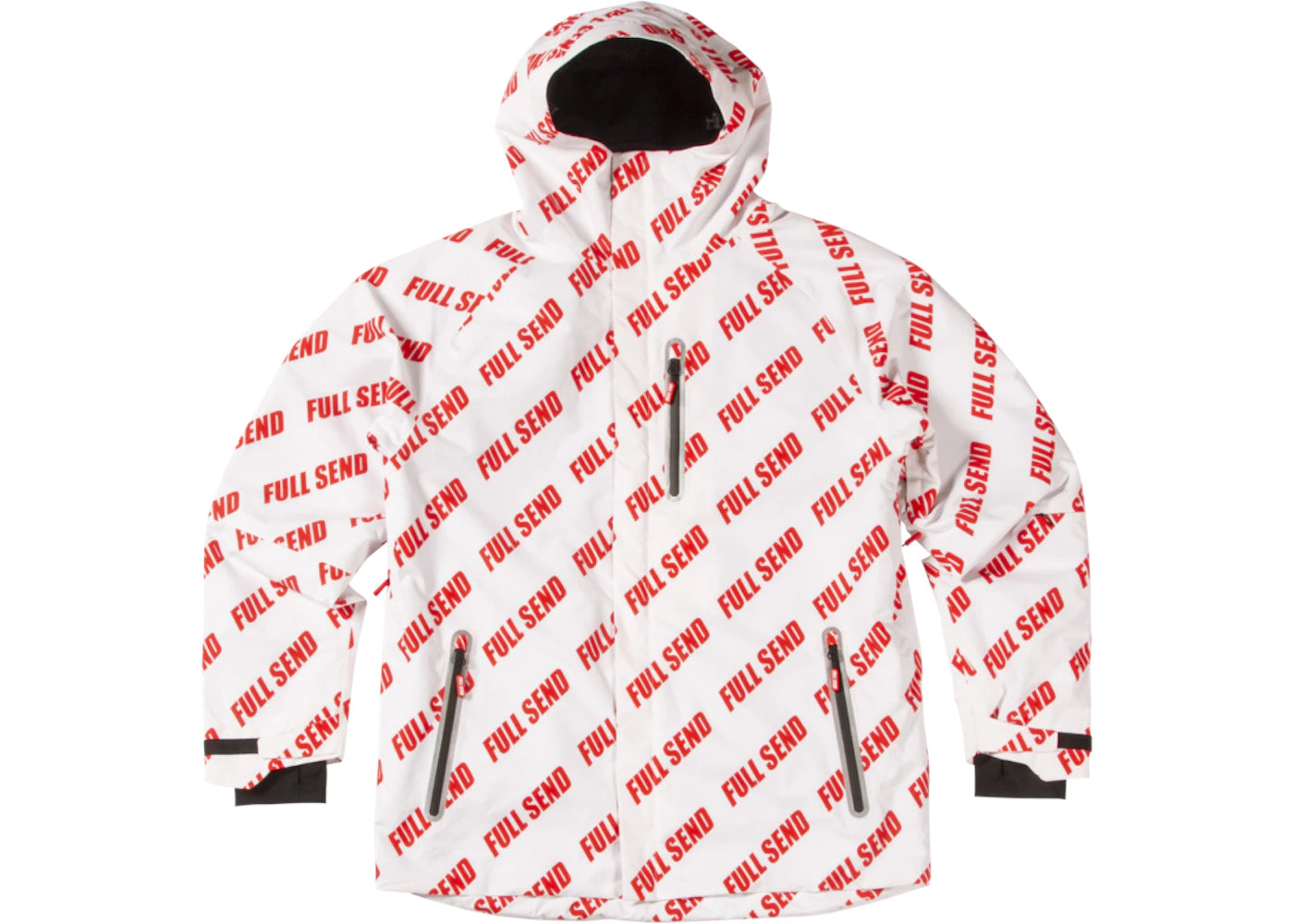 Full Send Ski Jacket White