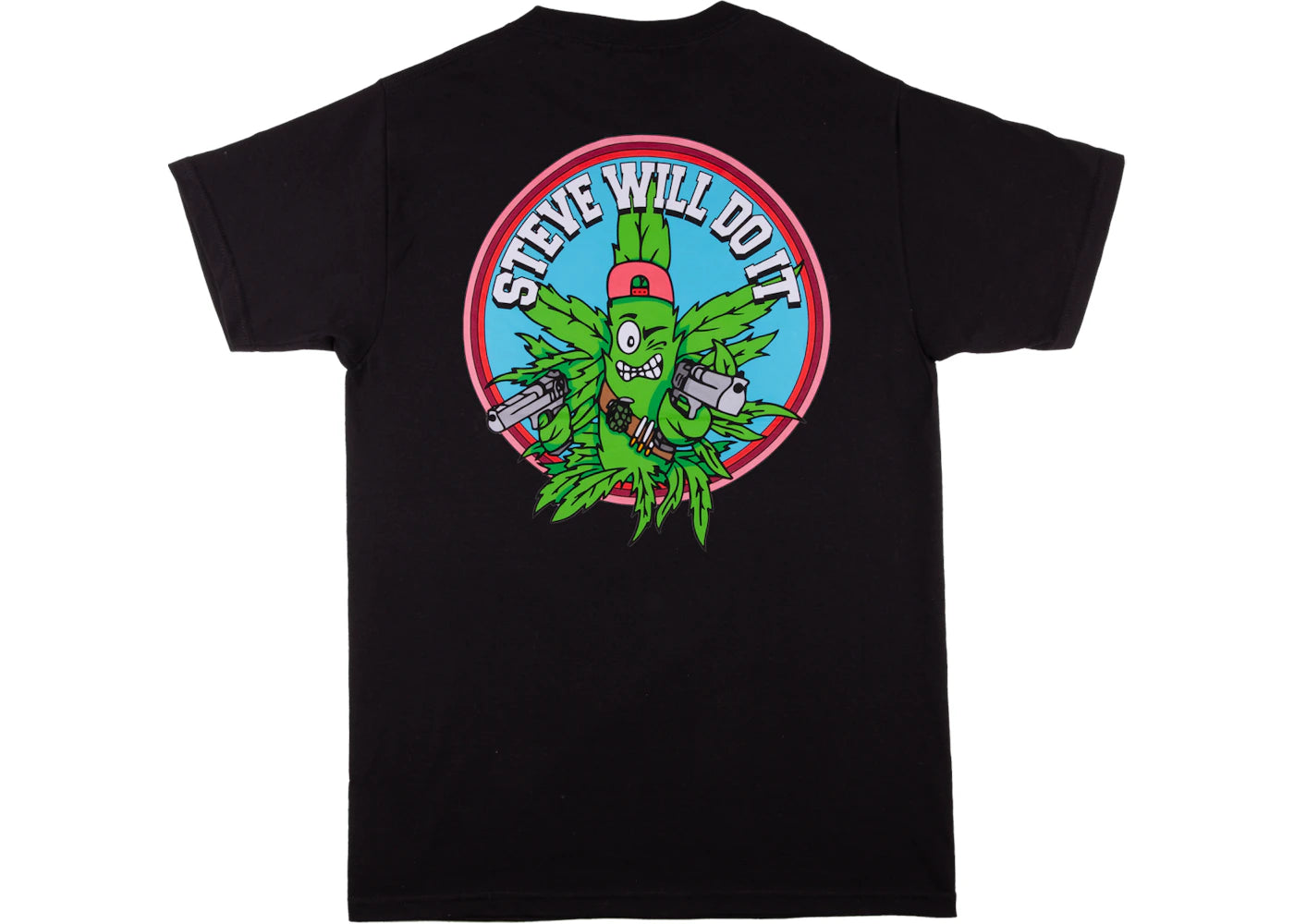 Full Send SteveWillDoIt Weed Shooter Tee Black