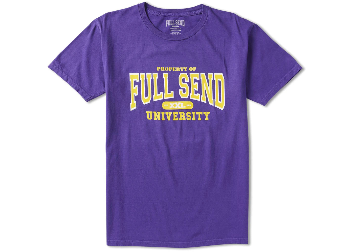Full Send University Louisiana State Tee Purple