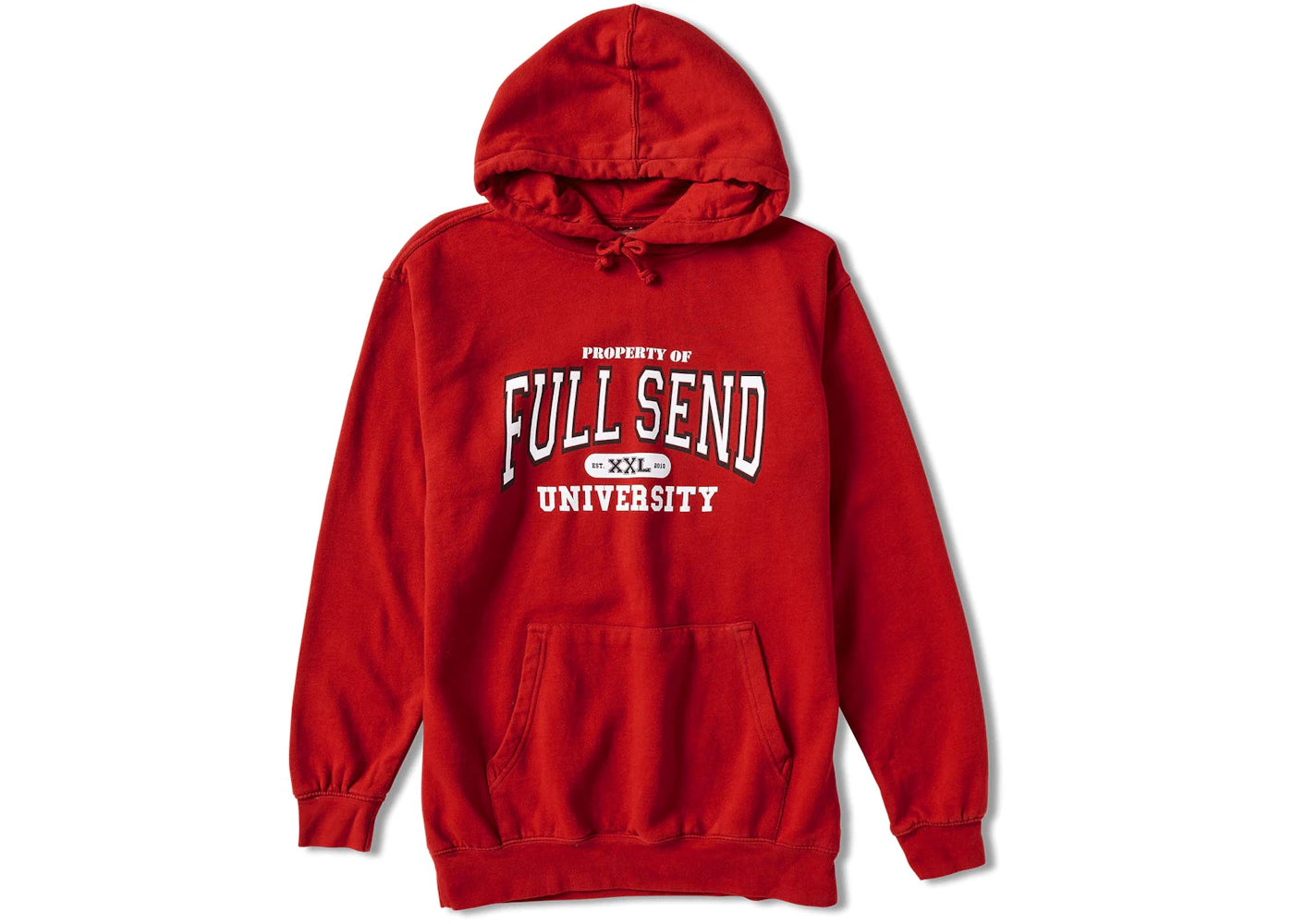 Full Send University Nebraska Hoodie Red