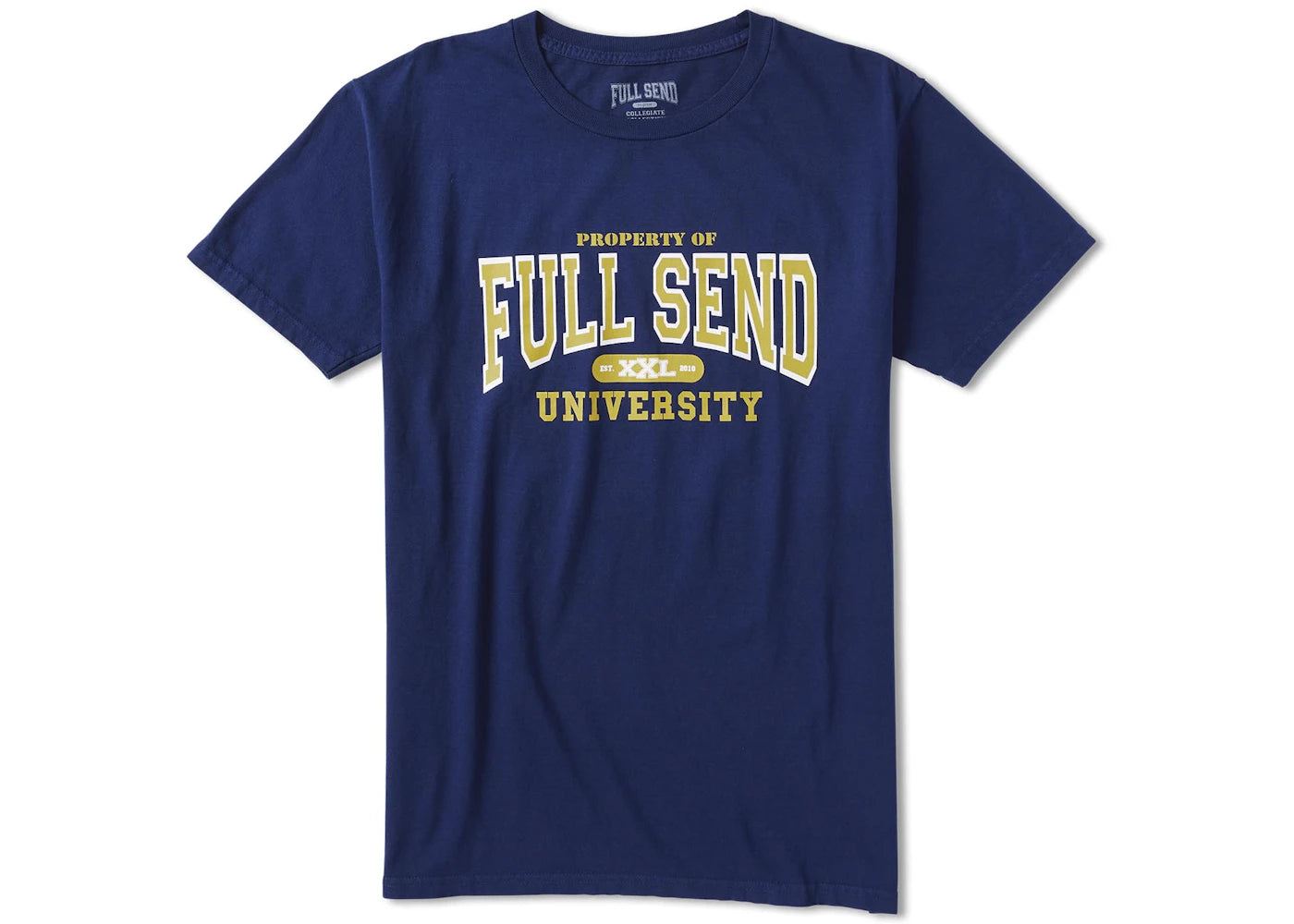 Full Send University Notre Dame Tee Blue