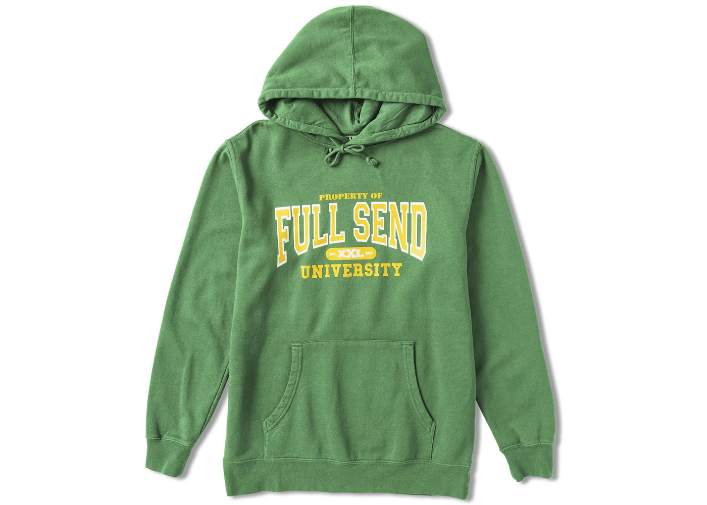 Full Send University Oregon Hoodie Green