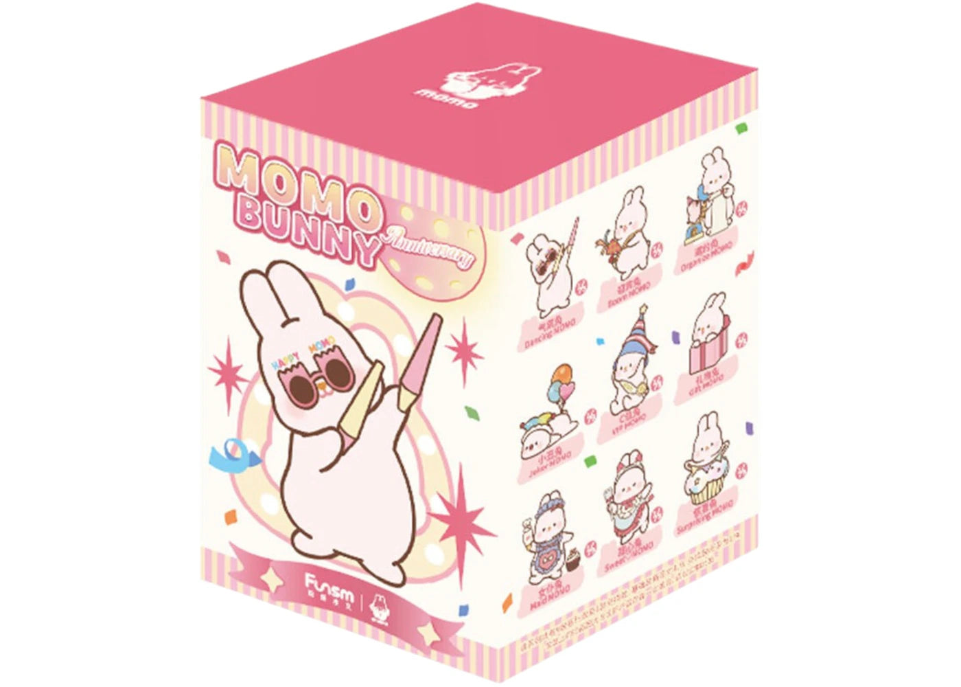 Funism MOMO Bunny Anniversary Series Blind Box Single Blind Box