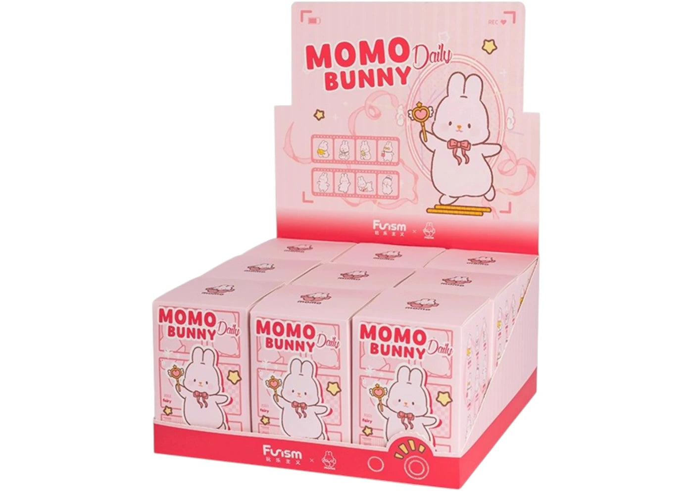 Funism MOMO Bunny Daily Series Blind Box Sealed Case (9 Blind Boxes)