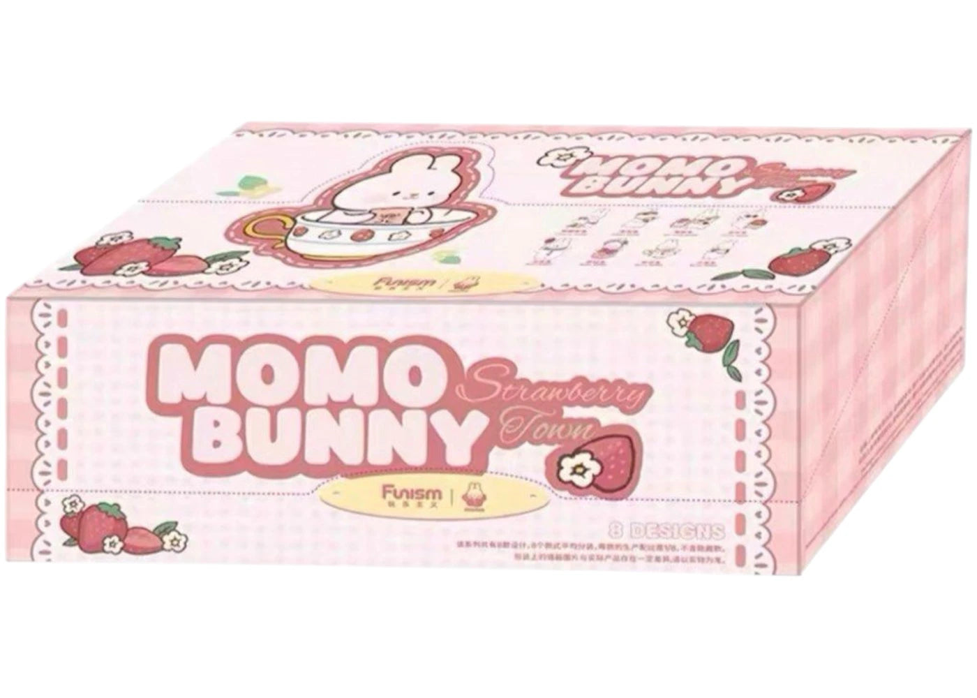 Funism MOMO Bunny Strawberry Town Series Blind Box Sealed Case (8 Blind Boxes)