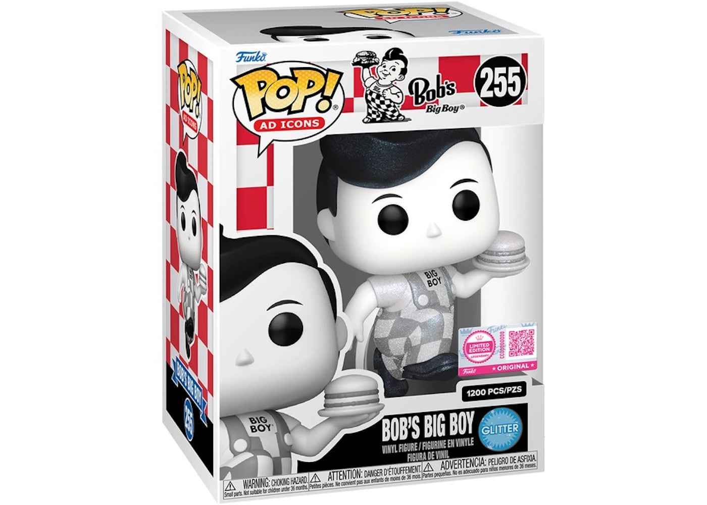 Funko Ad Icons Bob's Big Boy (Glitter) Limited Edition Figure #255