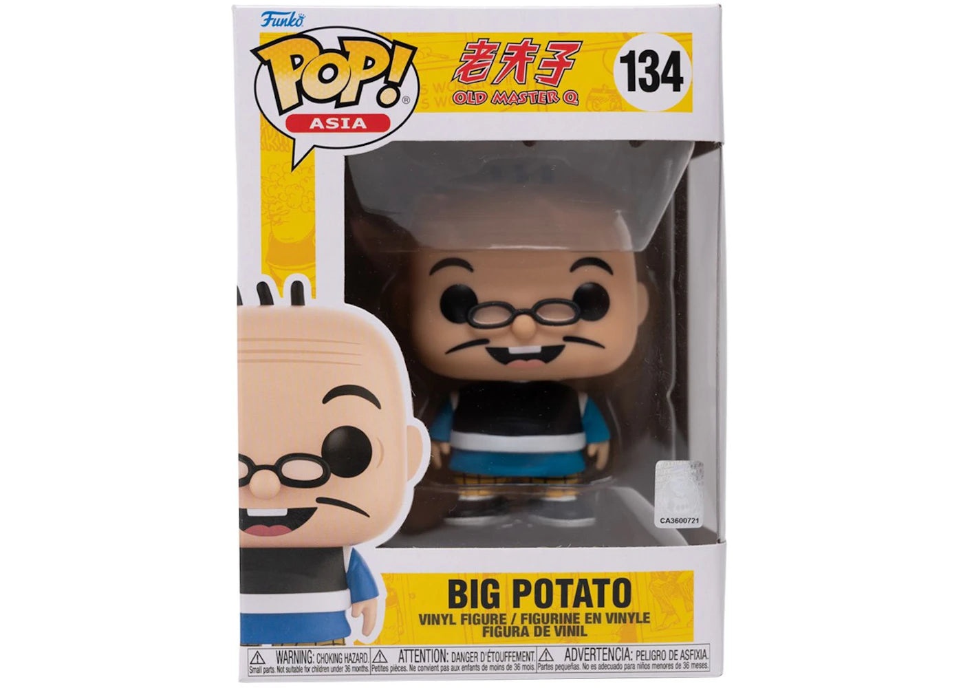 Funko Pop! Asia Old Master Q- Big Potato Figure #134