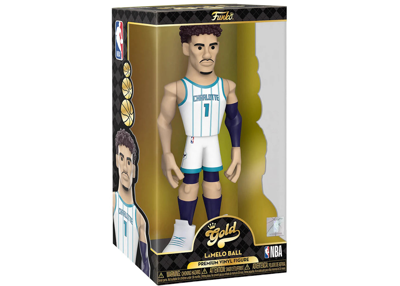 Funko Gold NBA Charlotte Hornets LaMelo Ball 12 Inch Vinyl Figure
