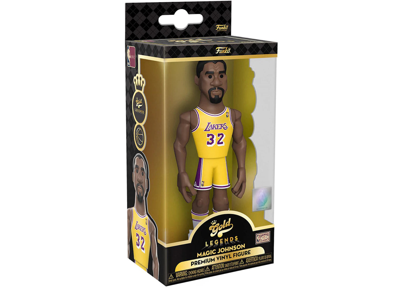 Funko Gold NBA Legends Los Angeles Lakers Magic Johnson 5 Inch Figure
