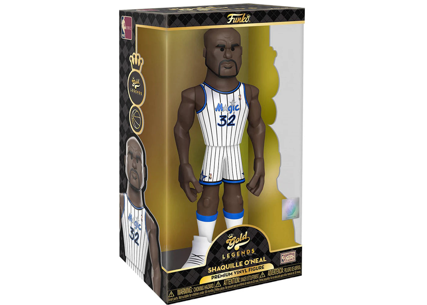Funko Gold NBA Legends Orlando Magic Shaquille O'Neal 12 Inch Figure