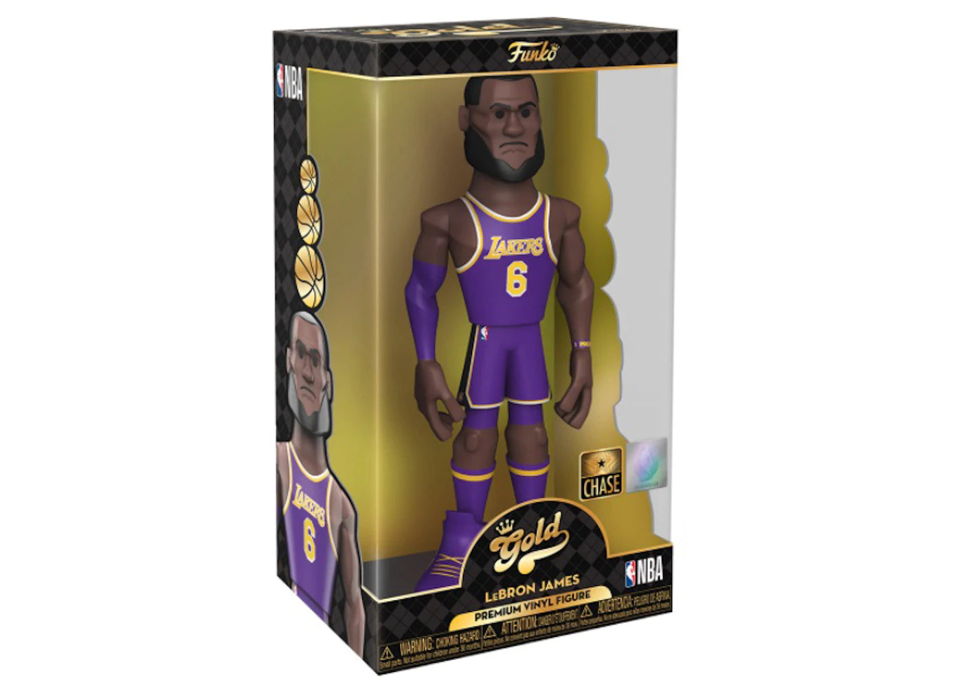 Funko Gold NBA Los Angeles Lakers LeBron James 12 Inch Chase Exclusive Figure
