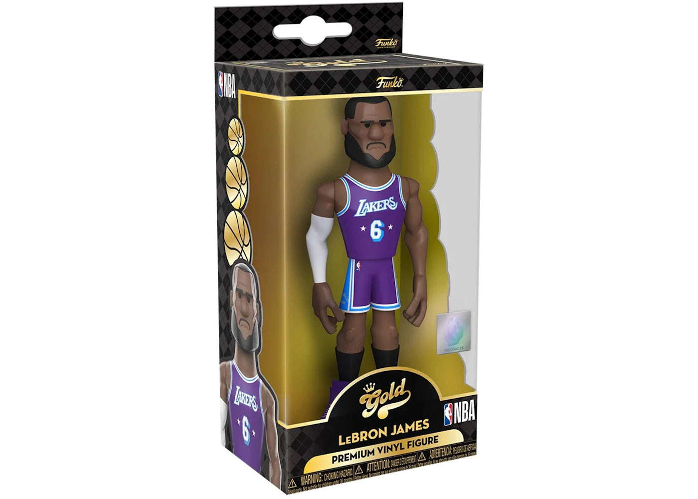 Funko Gold NBA Los Angeles Lakers LeBron James 5 Inch Premium Figure