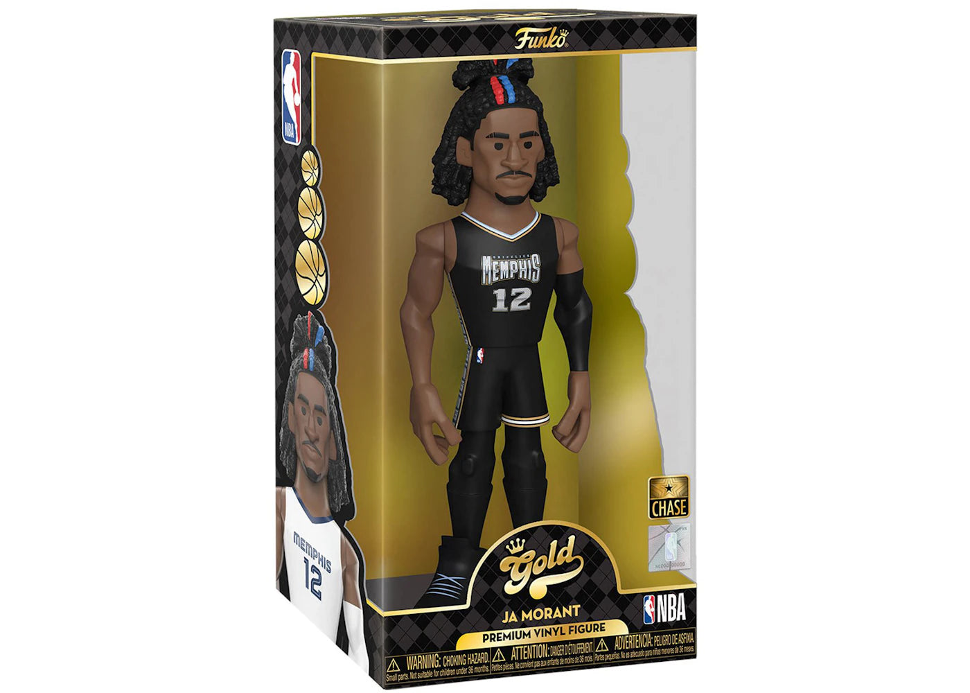 Funko Gold NBA Memphis Grizzlies Ja Morant 12 Inch Chase Edition Vinyl Figure