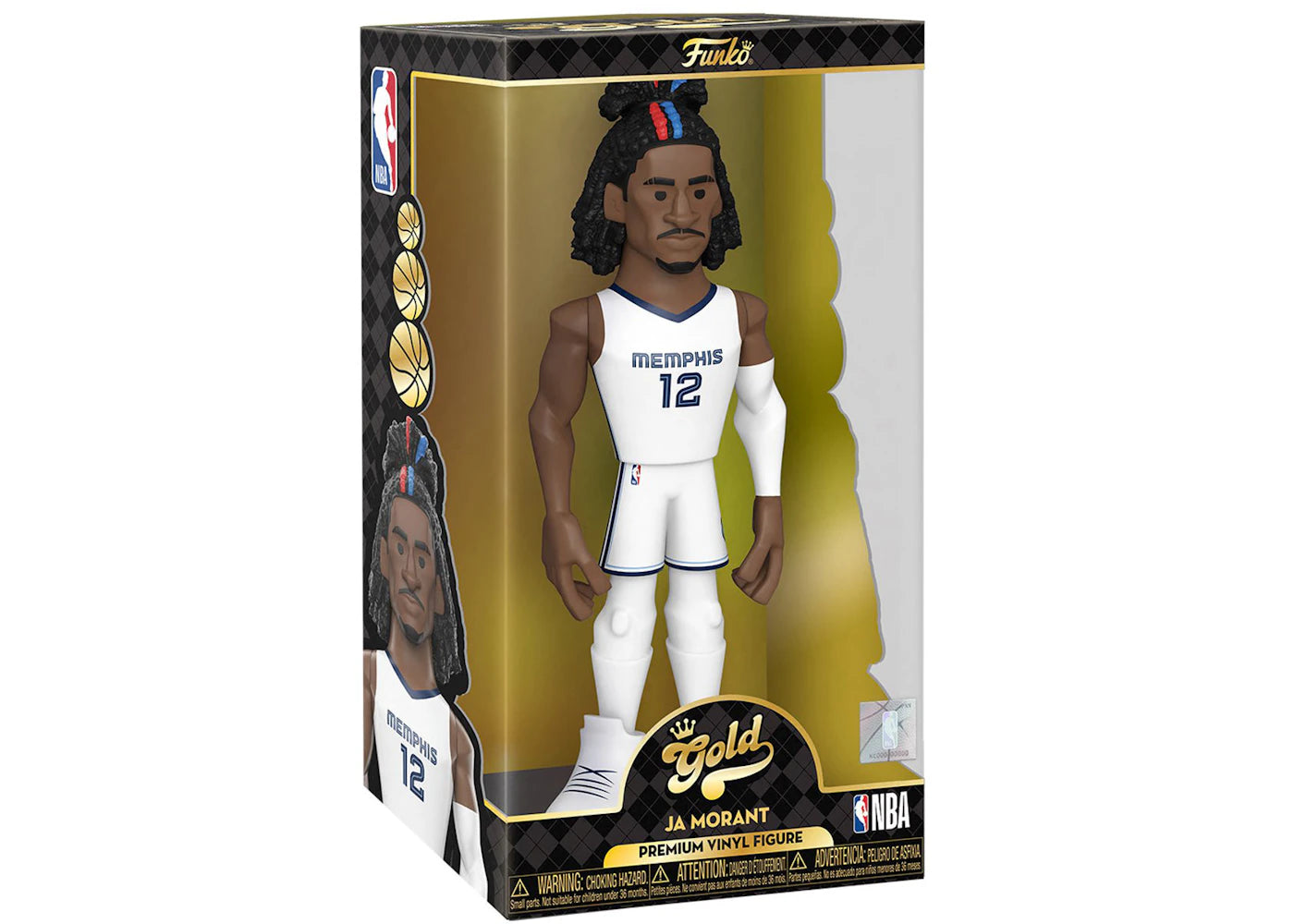 Funko Gold NBA Memphis Grizzlies Ja Morant 12 Inch Vinyl Figure