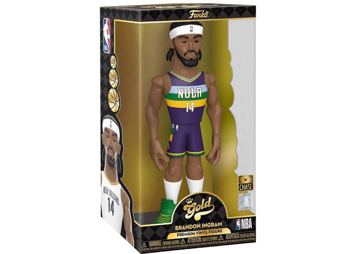 Funko Gold NBA New Orleans Pelicans Brandon Ingram 12 Inch Chase Edition Vinyl Figure
