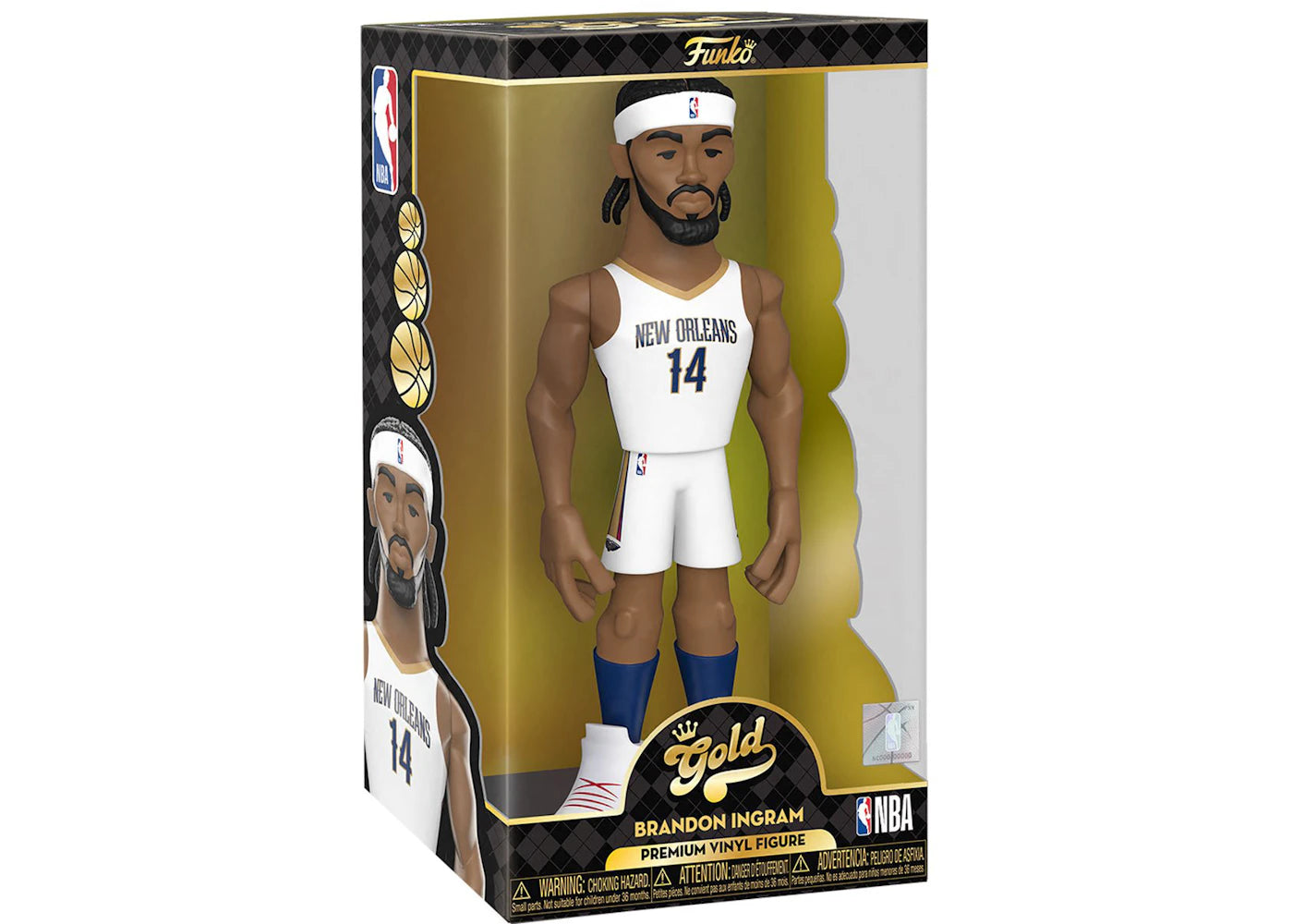 Funko Gold NBA New Orleans Pelicans Brandon Ingram 12 Inch Vinyl Figure