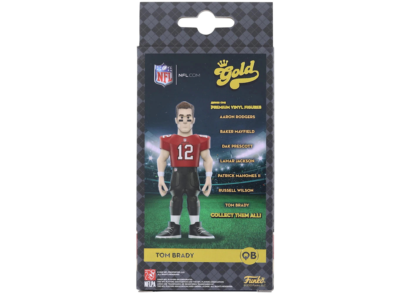 Funko Gold NFL New England Patriots Tom Brady 5 Inch Chase Edition Figure