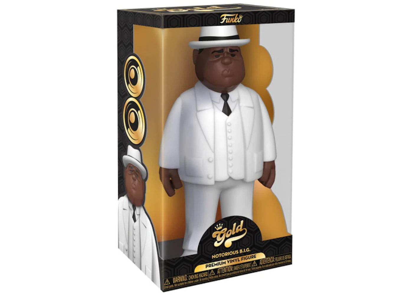 Funko Gold Notorious B.I.G. in White Suit 12 Inch Vinyl Figure