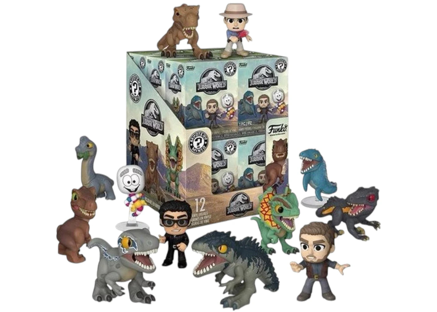 Funko Mystery Minis Jurassic World Sealed Case (12 Blind Boxes)