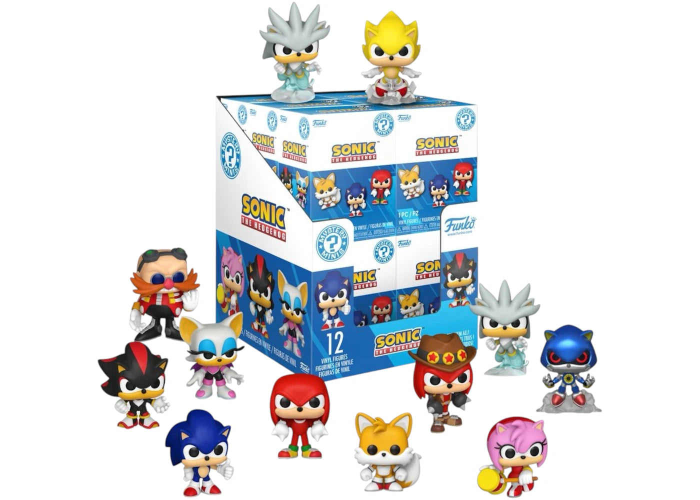 Funko Mystery Minis Sonic the Hedgehog Sealed Case (12 Blind Boxes)