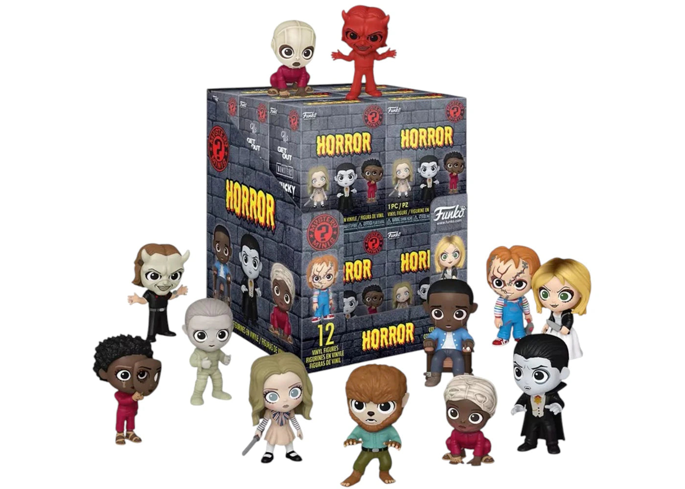 Funko Mystery Minis Universal Horror Characters Sealed Case (12 Blind Boxes)