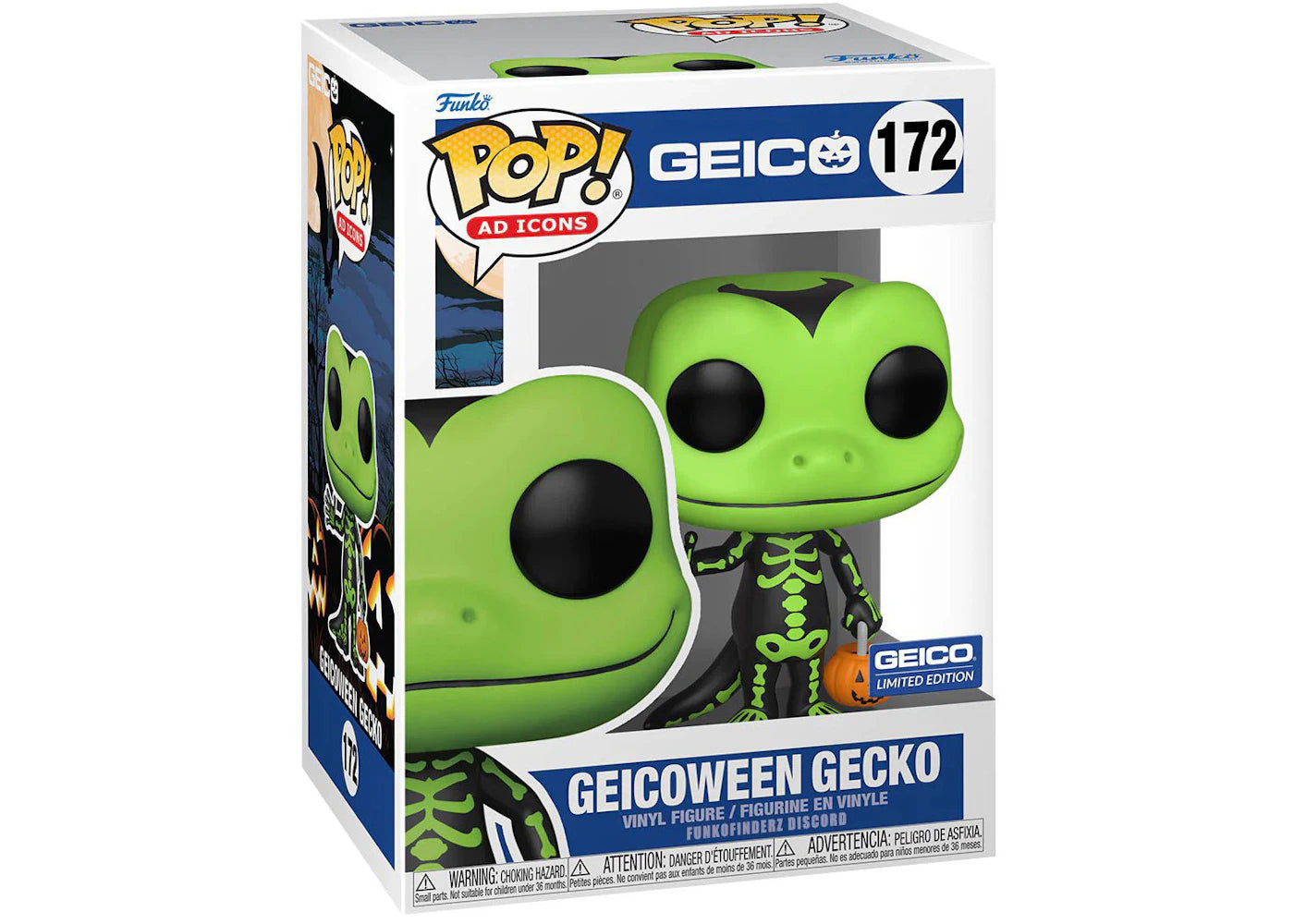Funko Pop! Ad Icons Geico Geicoween Gecko Geico Exclusive Figure #172