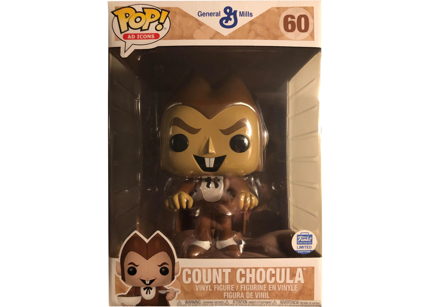 Funko Pop! Ad Icons General & Mills Count Chocula Funko Shop Exclusive 10 inch Figure #60