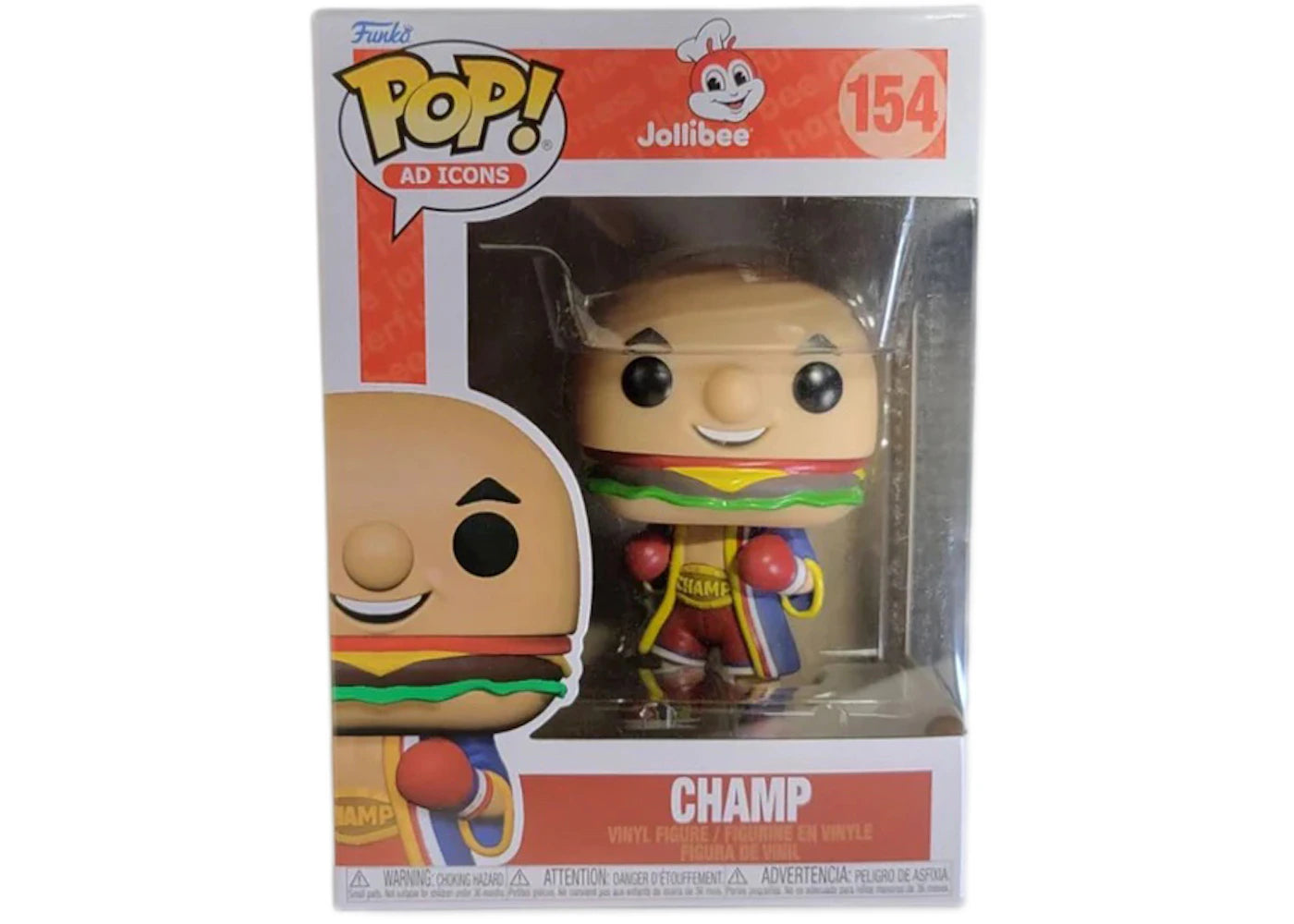 Funko Pop! Ad Icons Jollibee Champ (Philippines Regional Exclusive) Figure #154