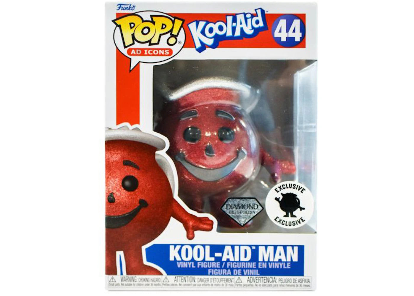 Funko Pop! Ad Icons Kool Aid Man Diamond Collection IT'SUGAR Exclusive Figure #44